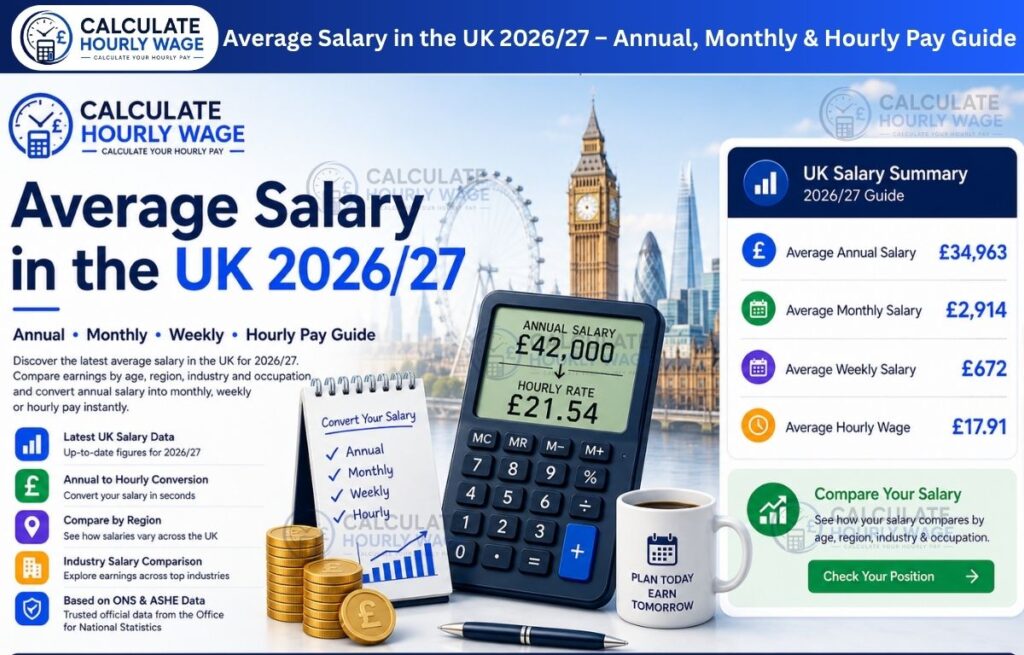 Average Salary in the UK 2026/27 – Annual, Monthly & Hourly Pay Best Guide