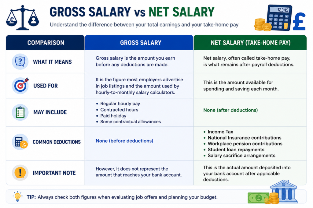 Hourly to Monthly Salary Calculator UK