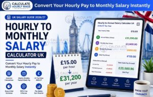 Read more about the article Hourly to Monthly Salary Calculator UK – Easy Pay Conversion Guide (2026/27)