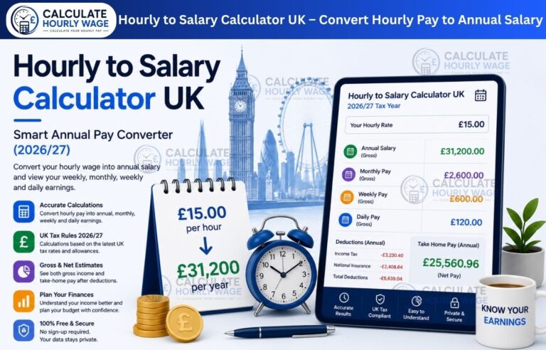Hourly to Salary Calculator UK