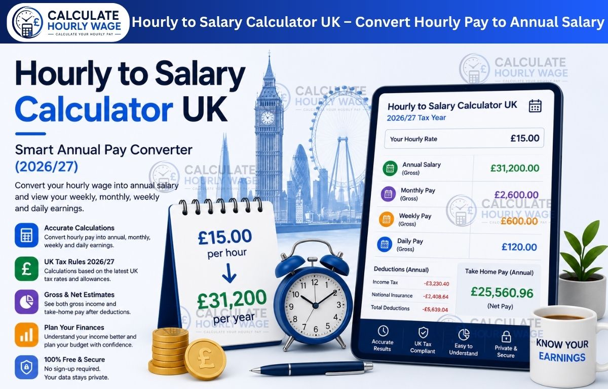 You are currently viewing Hourly to Salary Calculator UK – Smart Annual Pay Converter (2026/27)