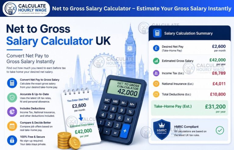 Net to Gross Salary Calculator UK