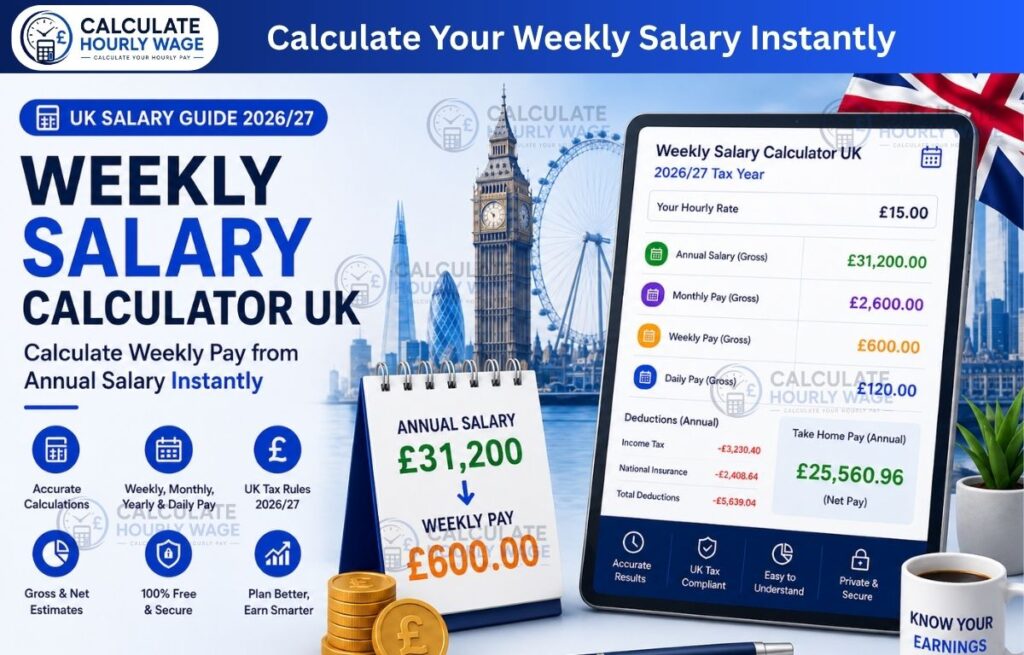 Best Weekly Salary Calculator UK – Calculate Weekly Pay from Annual Salary (2026/27)
