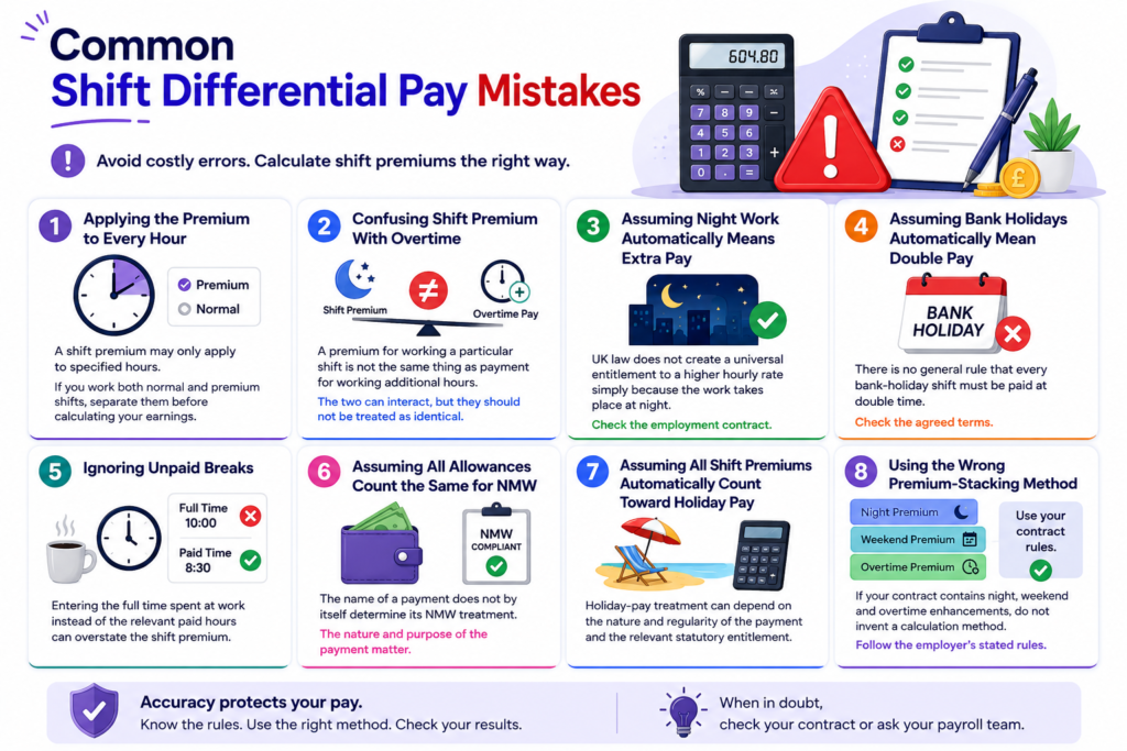 Shift Differential Pay Calculator UK