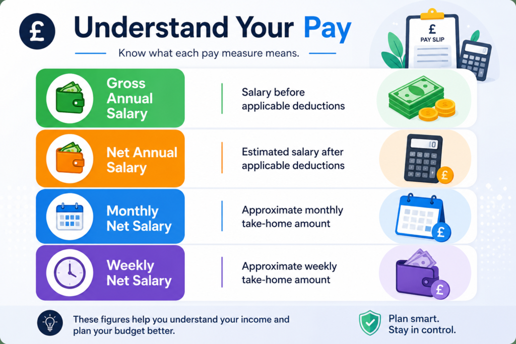 Net Annual Salary Calculator UK
