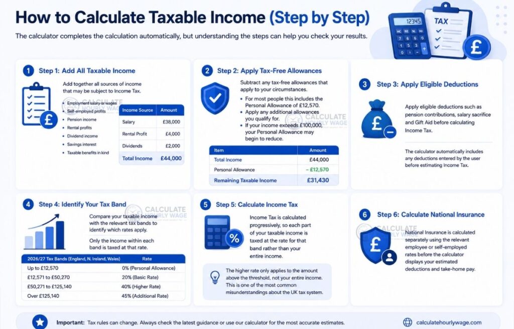Taxable Income Calculator UK 