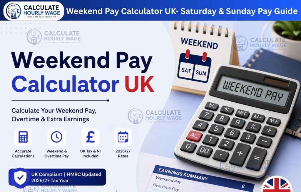 Weekend Pay Calculator UK – Calculate Saturday & Sunday Pay